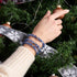 Lapis Flame | .925 Sterling Silver | Firefly Glass Bracelet